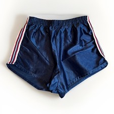 Vintage Umbro England 1984-86 Nylon High Shorts Size W24 (tag Says 28)