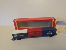 Hornby OO -R020 Freightliner wagon  Royal Mail P&O Metal Box Containers MINT