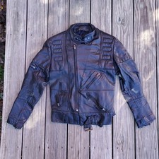 VTG 70s Harley Davidson small HEIN GERICKE BLACK Leather Motorcycle Biker Jacket