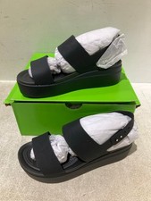 New Women's CROCS Brooklyn Low Wedge BLACK