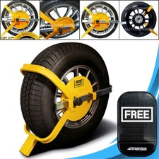 Car Van Motorhome Caravan Wheel Clamp 13" 14" 15" 16" 17" High Security 9065+M