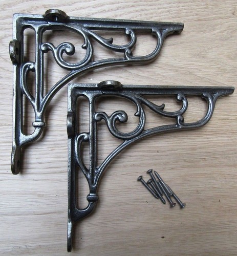 Pair antique iron - antique, cast