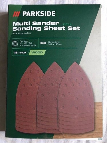 Parkside multi sander sanding