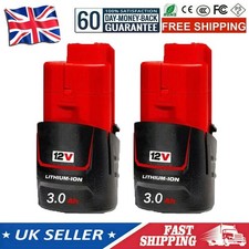 2-Pack For Milwaukee M12 LI-ION XC 3.0Ah High Capacity Battery 12V 48-11-2402