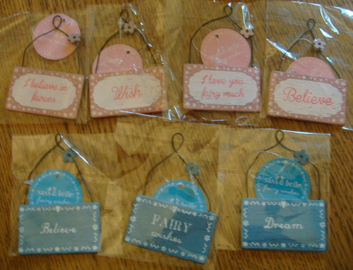 Fairy garden themed signs - fairy,