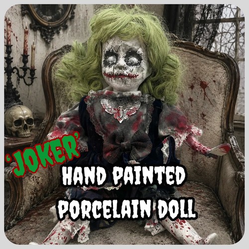 Porcelain horror doll - porcelain,