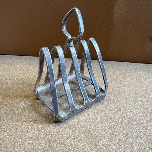 Silver plated toast rack - plated,