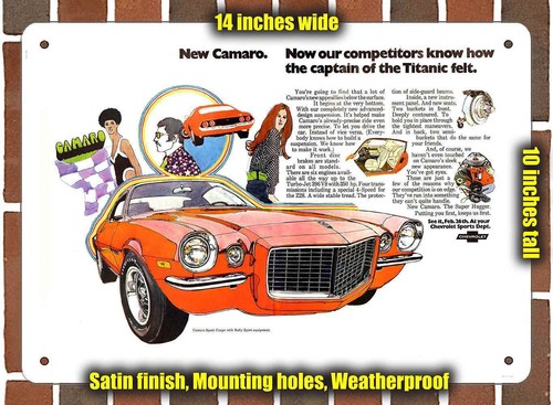 Metal sign 1970 chevrolet - -,