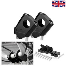 CNC 22mm Universal Handlebar Riser Clamp Mount Bracket Clamp Extend For Yamaha