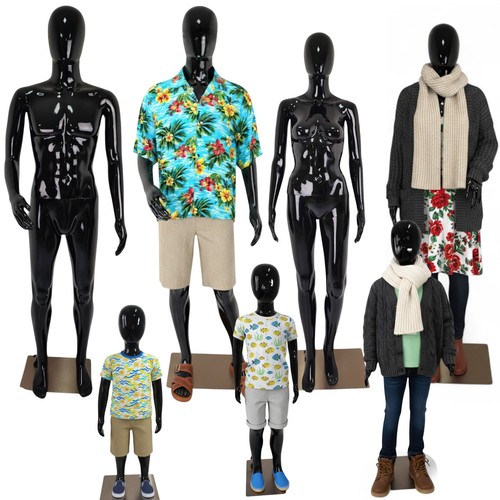 Glossy black faceless - glossy,