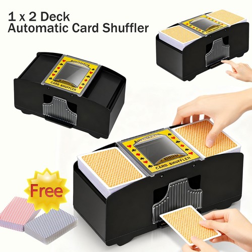 Automatic card shuffler - automatic,