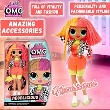 LOL Surprise OMG Outrageous Millennial Girls Neonlicious New Fashion Doll Gift