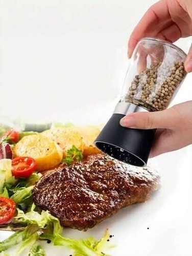 Salt and pepper grinder - and,