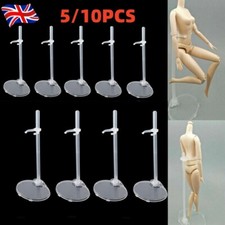 5/10Pcs Clear Doll Stand Display Holder Toy Model Support Base for 11''-13''