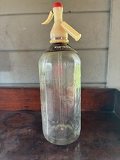Vintage soda siphon bottle