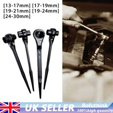 13x17/19x21/24x30mm Ratchet Podgers Spanners·Steel Erecting Scaffold Tool Wrench