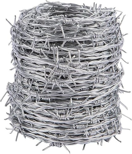 30m 7mm barbed wire - x,