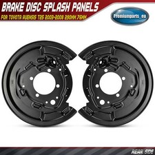 2x Brake Disc Splash Panels