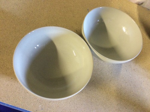 Denby linen coupe cereal bowls - linen,