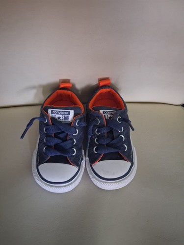Navy orange all star - orange, converse