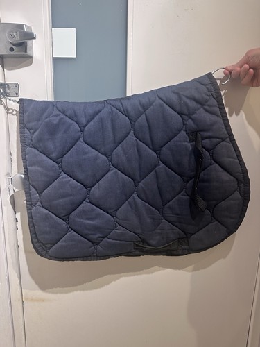 Equiline blue saddle pad with - pad,