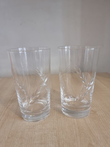 Stunning vintage etched wheat - vintage,