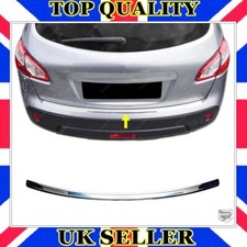 Chrome Rear Bumper Protector GLOSSY For NISSAN QASHQAI 2007 to 2013