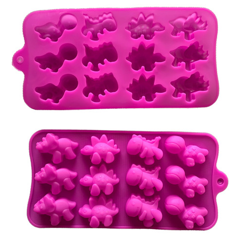 Dinosaurs pack silicone - 12,