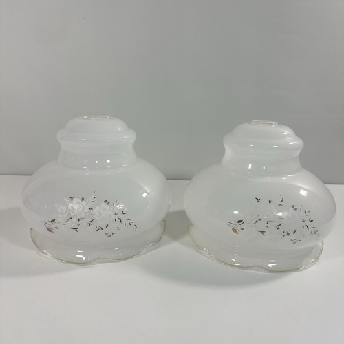 Milk glass lampshade - milk,