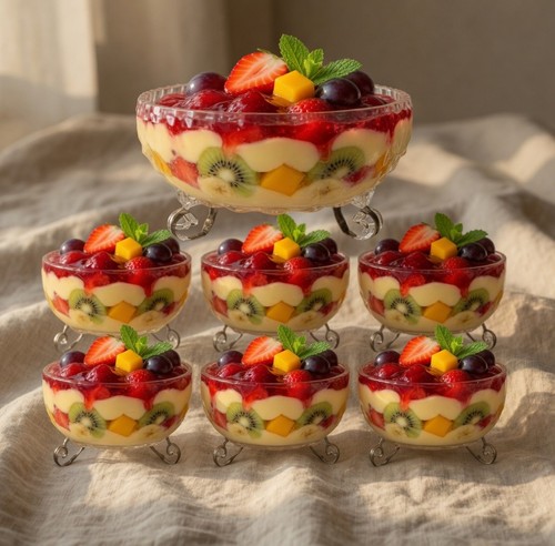 7pc glass bowl set fruit - 7pc,