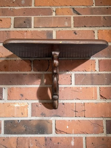 Antique rectangular wall shelf