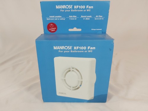 Manrose xf100 100mm - xf100, bathroom