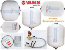 Varem Original Potable Expansion Vessel White 160ml 8 12 18 24 Litres Brand New
