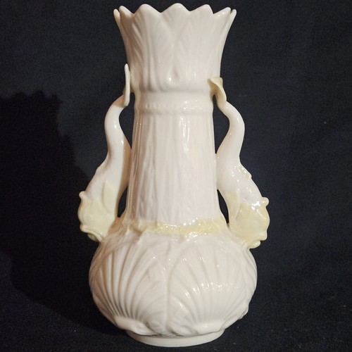 Vintage belleek dolphin spill - vintage,
