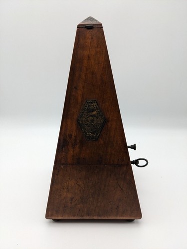 Antique maelzel metronome with - maelzel,