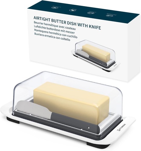 Airtight butter dish - airtight, lid