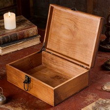 Vintage Wooden Lockable Box