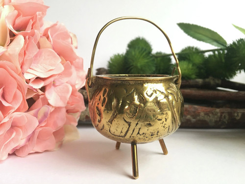 Cauldron brass antique witches - cauldron,