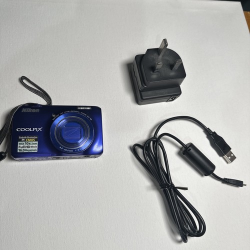Nikon coolpix s6300 16mp blue - s6300,
