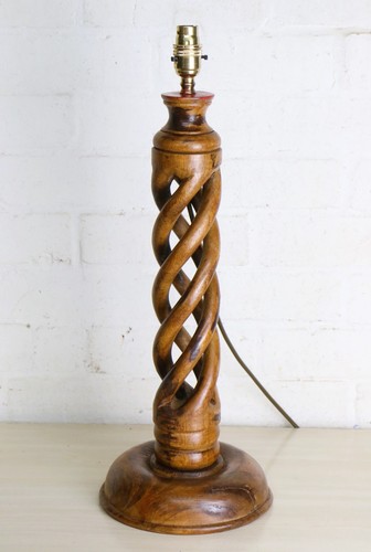 Table lamp vintage carved - a,