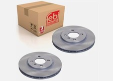 Febi 04059 Front Brake Discs x 2 - BMW 325i  E30  34111160915  (PAIR)