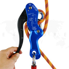 Rock Climbing Self Braking Stop Descender Rescue Arborist Rappelling Belay Gear