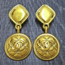 CHANEL Gold Plated CC Logos