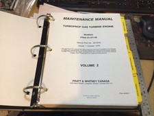 Pratt & Whitney Canada PT6A-21/-27/-28 Engine Maintenance Manual Volume 2 Only