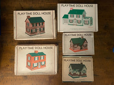 Lot of 5 Play-Time Doll House Sets - Warren Paper Products Co.