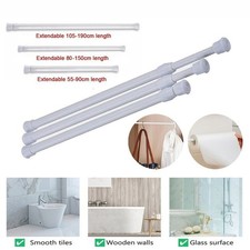 Adjustable Curtain Rod White