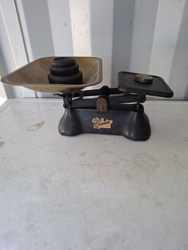Vintage weighing scales with - vintage,