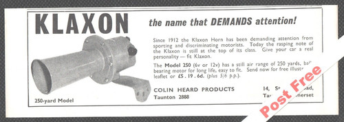 Klaxon horn original - klaxon,