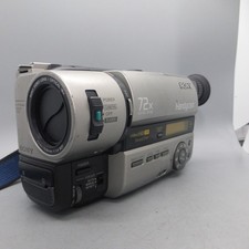 Sony Handycam CCD-TR840E Handheld Video Hi8 XR 8mm Camcorder Silver Tested
