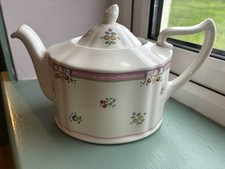 Vintage 1980s Laura Ashley “Alice” Stoneware Teapot 